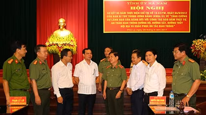 Nhiều chuyển biến tích cực trong công tác đảm bảo TTATGT tại Hà Nam