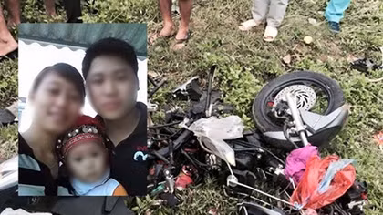 Cả gia đình gặp nạn sau cú tông kinh hoàng của xe tải