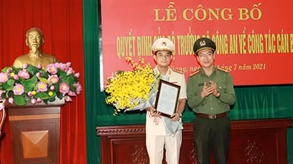 Công an Bắc Giang có tân Phó Giám đốc