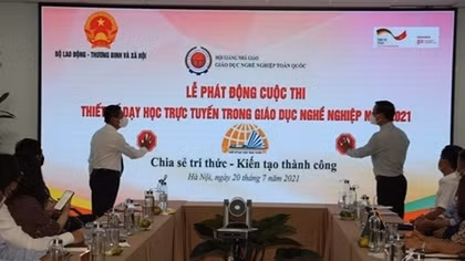 Phát động cuộc thi thiết kế dạy trực tuyến trong giáo dục nghề nghiệp