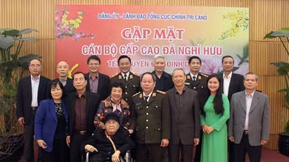 Tổng cục Chính trị CAND gặp mặt cán bộ hưu trí