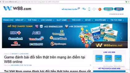 Đánh bạc ảo đổi tiền thật trên Internet: Hình thức cờ bạc trá hình