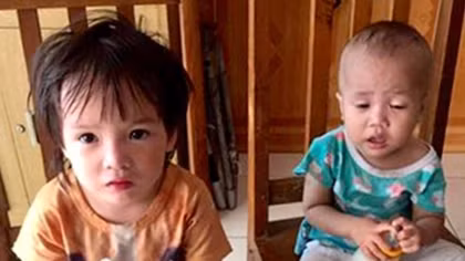 Tìm người thân cho 2 cháu bé bị bỏ rơi