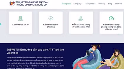 Ra mắt website hỗ trợ đảm bảo an toàn thông tin khi làm việc từ xa