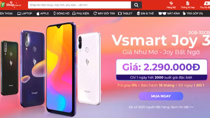 12.000 điện thoại "hết veo" sau 14 giờ lên kệ, Vsmart Joy 3 lập kỉ lục vô tiền khoáng hậu