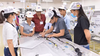 Trường nghề thu hút người học bằng mô hình đào tạo kép