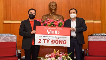 Người dùng VinID ủng hộ 2 tỷ đồng cho Quỹ phòng chống dịch Covid-19