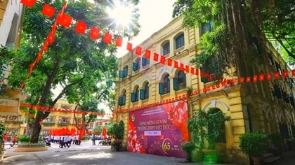 Vẻ đẹp của ngôi trường hơn 120 năm tuổi giữa lòng Thủ đô