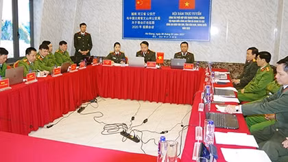 Tăng cường phối hợp đảm bảo ANTT tuyến biên giới Việt - Trung