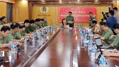 Họp báo tình hình, kết quả công tác công an năm 2020, nhiệm vụ năm 2021