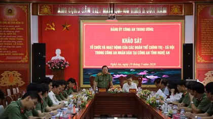 Cần có cơ chế chính sách thỏa đáng thu hút cán bộ cán bộ giỏi trong CAND
