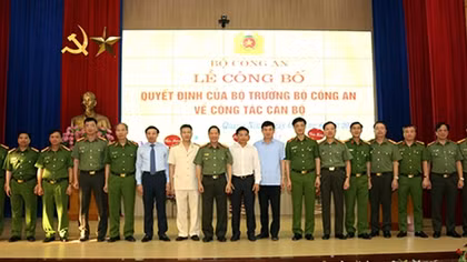 Công bố Quyết định bổ nhiệm Giám đốc Công an tỉnh Quảng Ninh