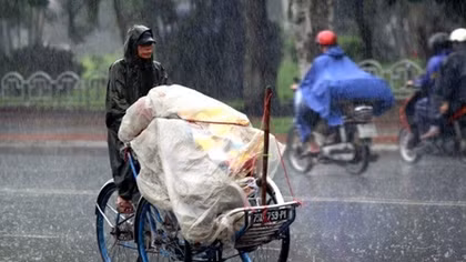 Miền Bắc mưa to, Hà Nội đêm nay chuyển lạnh
