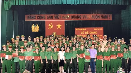 Học viện ANND bế giảng lớp cao cấp lý luận chính trị mở tại Phú Yên
