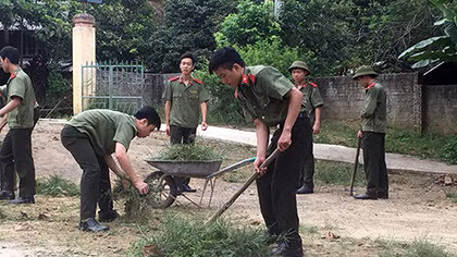 Tuổi trẻ Học viện An ninh nhân dân trên vùng cao Tây Bắc
