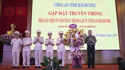 Công an Hải Dương kỷ niệm 75 năm ngày thành lập