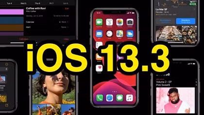 Người dùng nhận bản cập nhật iOS 13.3 mới từ Apple