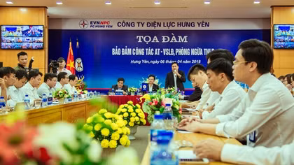 Điện lực Hưng Yên quyết tâm nói không với tai nạn lao động