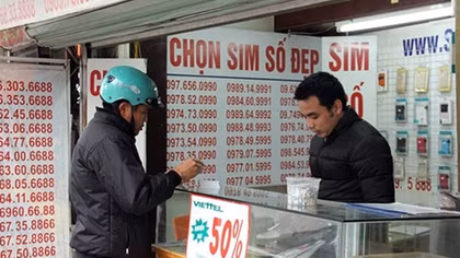 Thu hồi toàn bộ SIM đã đăng ký sẵn thông tin thuê bao