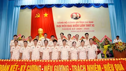Đại hội Đại biểu Đảng bộ Công an tỉnh Cà Mau lần thứ XI