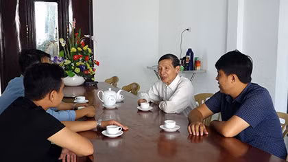 Chuẩn giáo xứ Thanh Hà cảm ơn lực lượng Công an