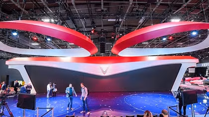Hé lộ sân khấu VinFast tại Paris Motorshow trước giờ G