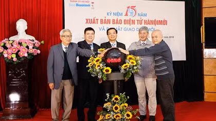 Báo Hànộimới điện tử kỉ niệm 15 năm thành lập và ra mắt giao diện mới