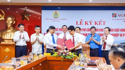 Agribank và Tổng Liên đoàn Lao động Việt Nam ký kết Quy chế hợp tác toàn diện