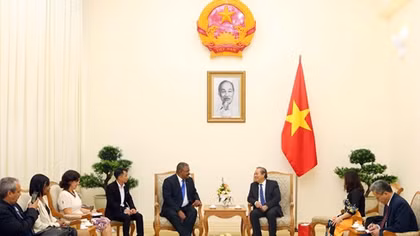 Phó Thủ tướng Trương Hòa Bình tiếp Chánh án Toà án nhân dân Tối cao Cuba
