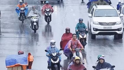 Hà Nội mưa lạnh vào cuối tuần