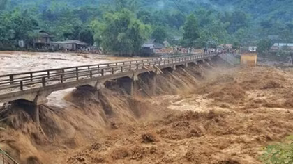 Cảnh báo lũ trên các sông từ Hà Tĩnh đến Phú Yên và Tây Nguyên