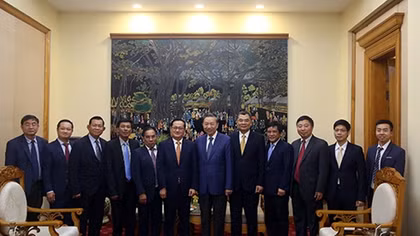 Lãnh đạo Bộ Công an tiếp khách quốc tế