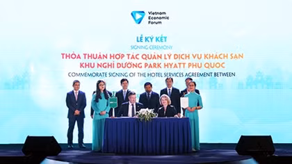 Bim Land và tập đoàn Hyatt ký kết thỏa thuận hợp tác tại diễn đàn cấp cao du lịch Việt Nam 2019