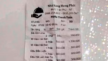 Xác minh vụ việc du khách bị “chém” giá tại một nhà hàng ở Nha Trang