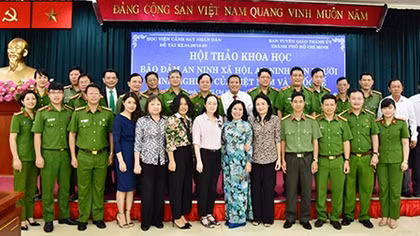 Hội thảo khoa học “Đảm bảo an ninh xã hội, an ninh con người"
