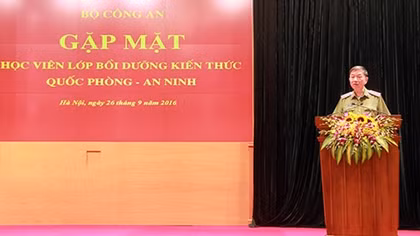 Bộ Công an gặp mặt Lớp bồi dưỡng Quốc phòng, An ninh