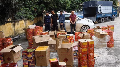 Phát hiện “kho” pháo hơn 300 kg tại nhà đối tượng nữ