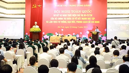 Sơ kết 2 năm học tập và làm theo tư tưởng, đạo đức, phong cách Hồ Chí Minh