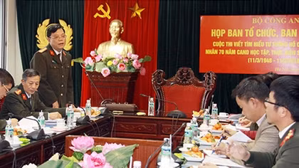 Cuộc thi viết tìm hiểu tư tưởng Hồ Chí Minh về Công an nhân dân