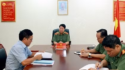Lãnh đạo Bộ Công an tiếp công dân định kỳ tháng 9-2019