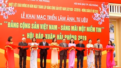Khai mạc Hội Báo xuân Hải Phòng