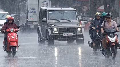 Bắc và Trung bộ giảm nhiệt, chuẩn bị đón mưa giông