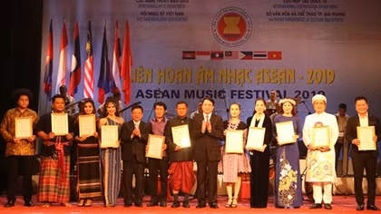 12 tiết mục đoạt Huy chương Vàng Liên hoan âm nhạc ASEAN 2019