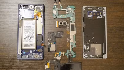 Chiêm ngưỡng "nội thất" của siêu phẩm Galaxy Note 9
