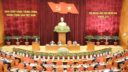 Ngày làm việc thứ tư Hội nghị lần thứ 13 Ban Chấp hành Trung ương Đảng khóa XII