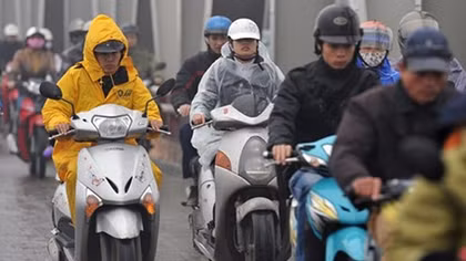 Hà Nội cuối tuần có mưa rét về đêm và sáng