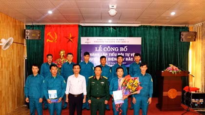 Thành lập Tiểu đội tự vệ Truyền tải điện Tây Bắc 2