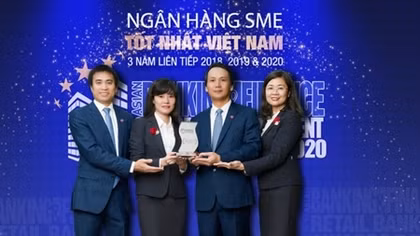 BIDV tiếp tục là “Ngân hàng SME tốt nhất Việt Nam”