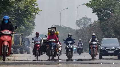 Bắc và Trung Bộ trời nắng rát, có nơi trên 39 độ C