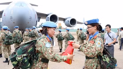 Những 'bóng hồng' Việt Nam tham gia Lực lượng gìn giữ hòa bình LHQ